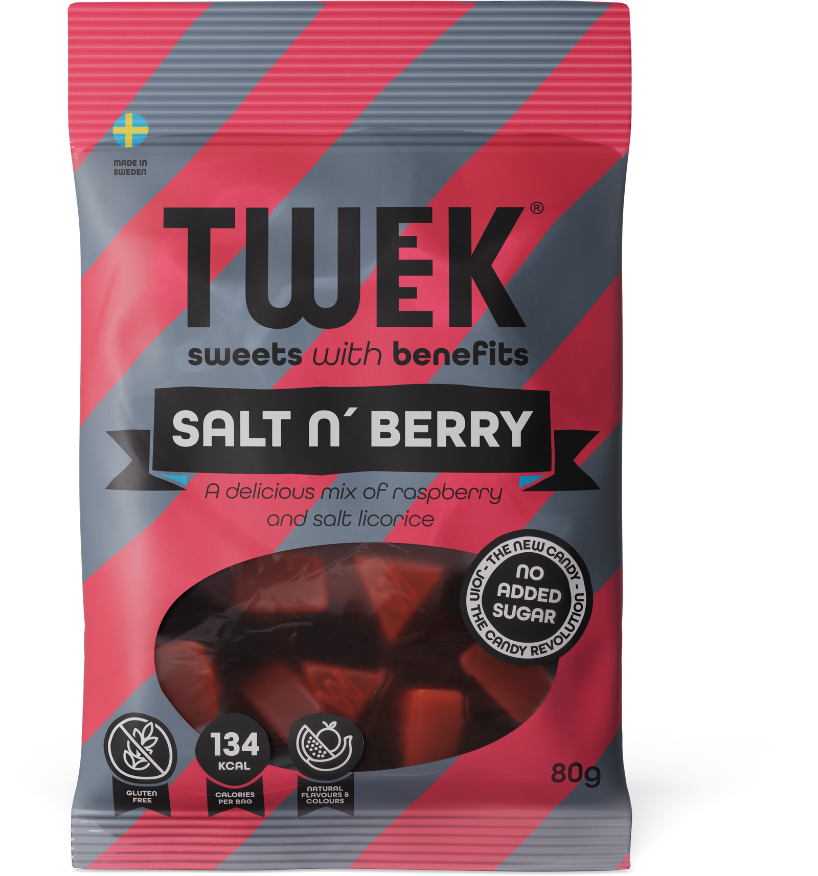 Skanūs sūrūs avietiniai saldainiai